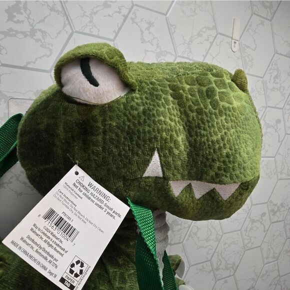 Dino Rider T-Rex Halloween Costume for Toddler, Size 3-4T, Way to Celebrate - Picture 4 of 5